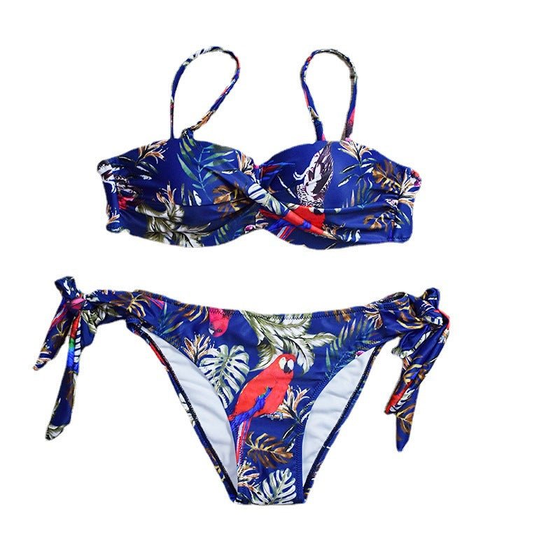 Floral Two-Piece Swimwear – Elegant & Stylish for In Water Fun